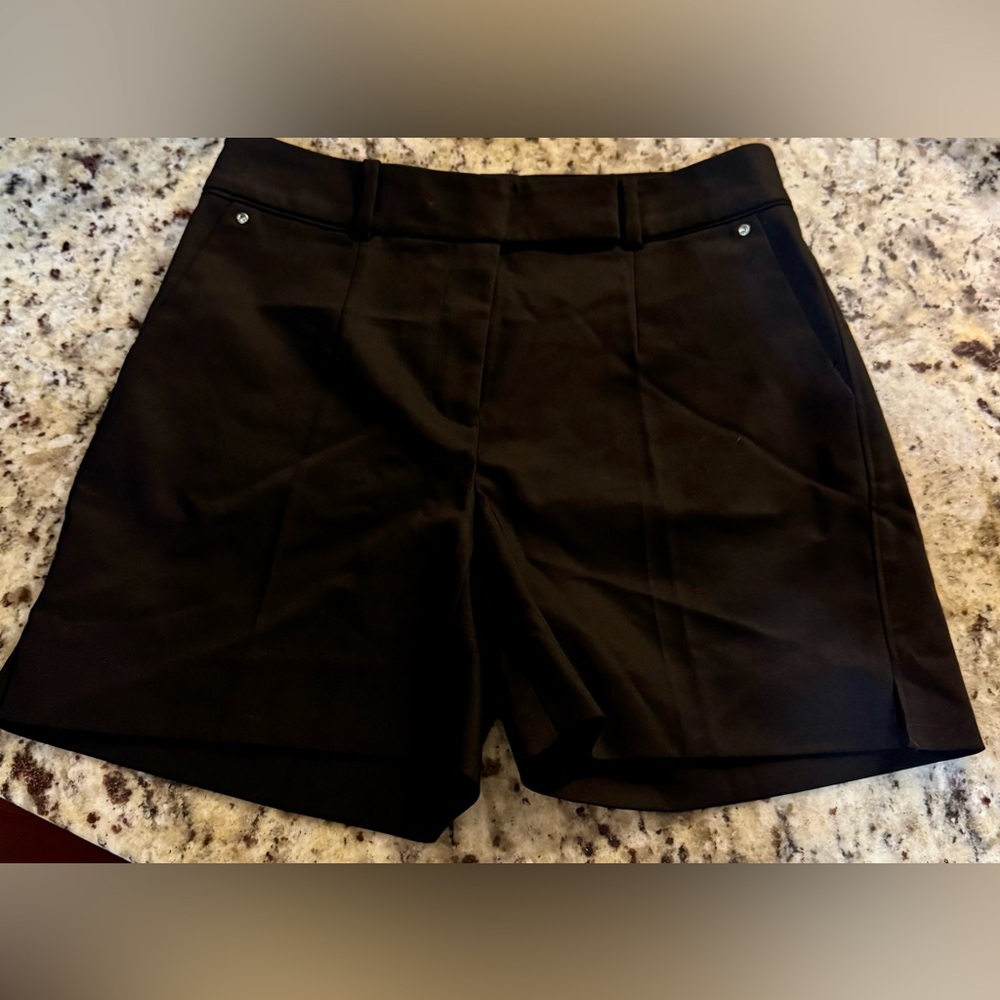 🔥🐴White House Black Market High Waist Black Shorts Size 00 Excellent Condition‼️